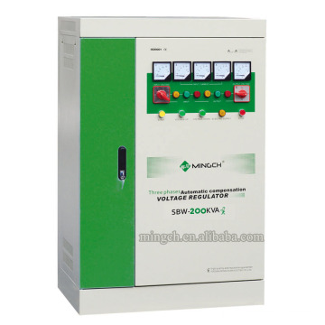Customed SBW-200k Três fases de série Compensado Power AC Voltage Regulator / Stabilizer